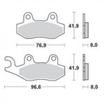 Moto master Voor Remblokken YFZ 450 450R Raptor 700