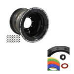 GOLDSPEED DUBBLE BEAD LOCK 10X6 QUAD VELG INCL. RINGS 4/110 4/115