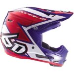 6D Kinder Crosshelm ATR-2Y Strike Red/White/Blue Gloss