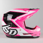 6D Kinder Crosshelm ATR-2Y Strike Pink/White Gloss