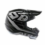 6D Kinder Crosshelm ATR-2Y Aero Black/White Matte