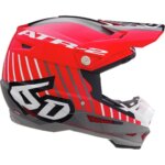 6D Crosshelm ATR-2 Motion Red Gloss