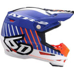 6D Crosshelm ATR-2 Motion Orange/Blue Gloss