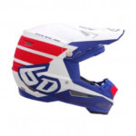 6D Crosshelm ATR-2 Stripe Red/White/Blue Matte