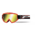 Progrip 3204 Crossbril Tear off Goggle Mirror Yellow - Fluo Red Matte