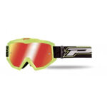 Progrip 3204 Crossbril Tear off Goggle Mirror Red - Fluo Yellow Matte