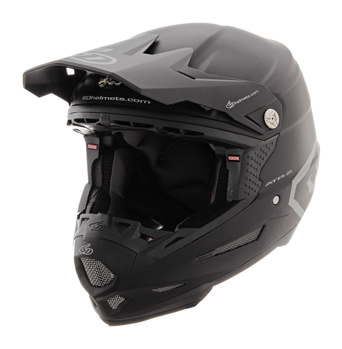 6D Crosshelm ATR-2 Solid Matte Black