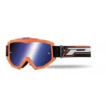 Progrip 3204 Crossbril Tear off Goggle Mirror Blue  Fluo Orange Matte