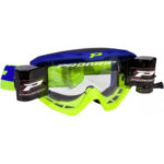 Progrip Crossbril 3450 Riot Racerpack XL - Electric Blue/Fluo Yellow
